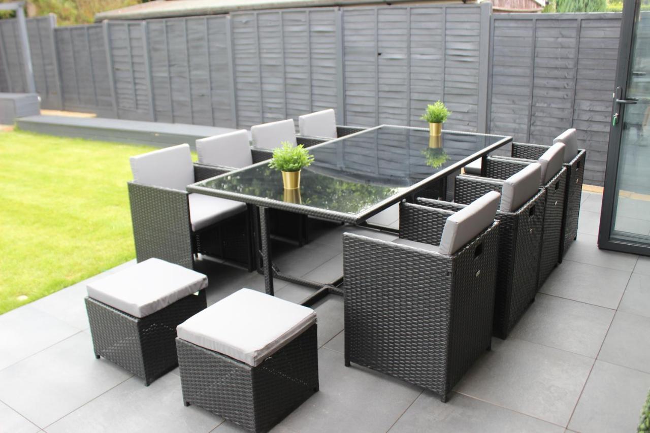 Modern Spacious House - Sleeps 16, Free Parking, Sun Terrace Нанітон Екстер'єр фото
